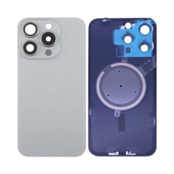 Back Cover+Camera Lens Apple iPhone 15 Pro Max Natural Titanium Back Cover+Camera Lens Apple iPhone 15 Pro Max Natural Titanium